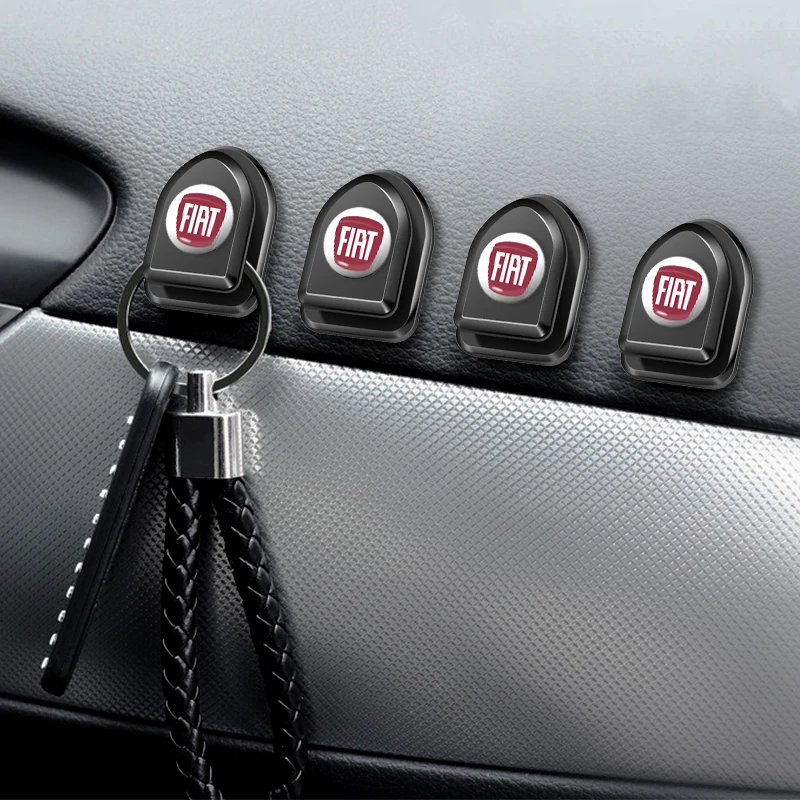 

4pcs Car Mini Hook Seat Back Hidden Storage Rack for Fiat 500 Ducato Punto Grande Punto Panda 500x Pondo Stilo Palio Viaggio
