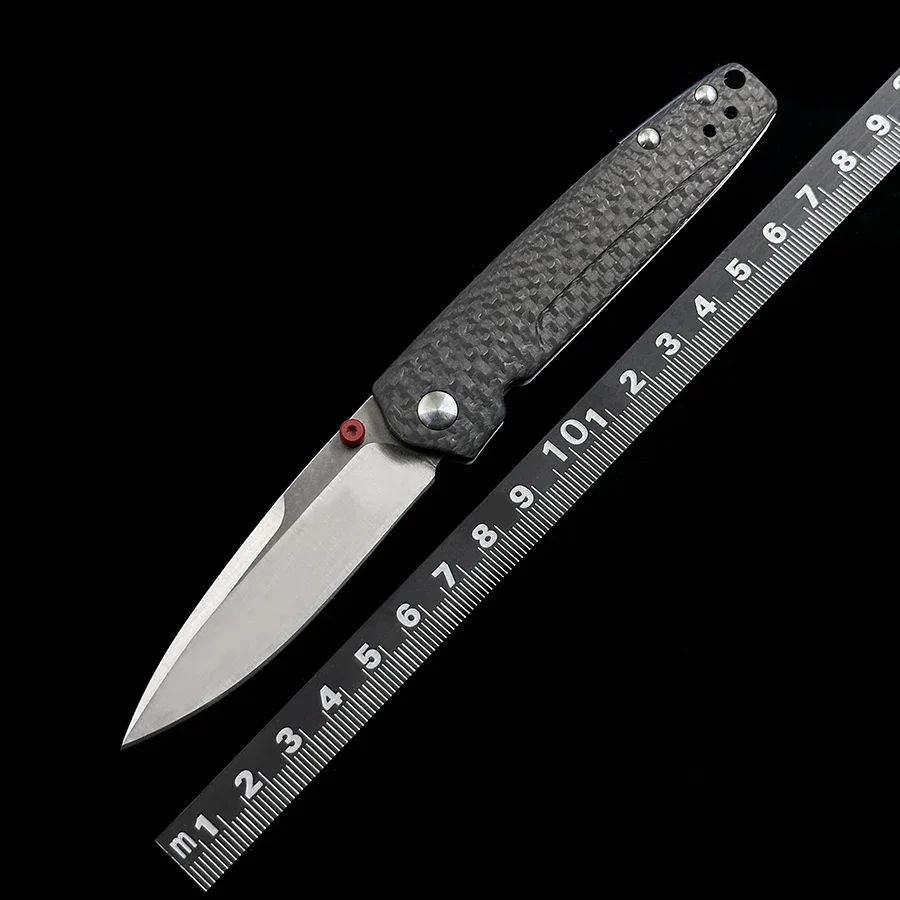 Фото Складной нож BM KNIVES 485 Valet из карбонового волокна для активного отдыха, кемпинга, охоты, карманный EDC-инструмент №3
