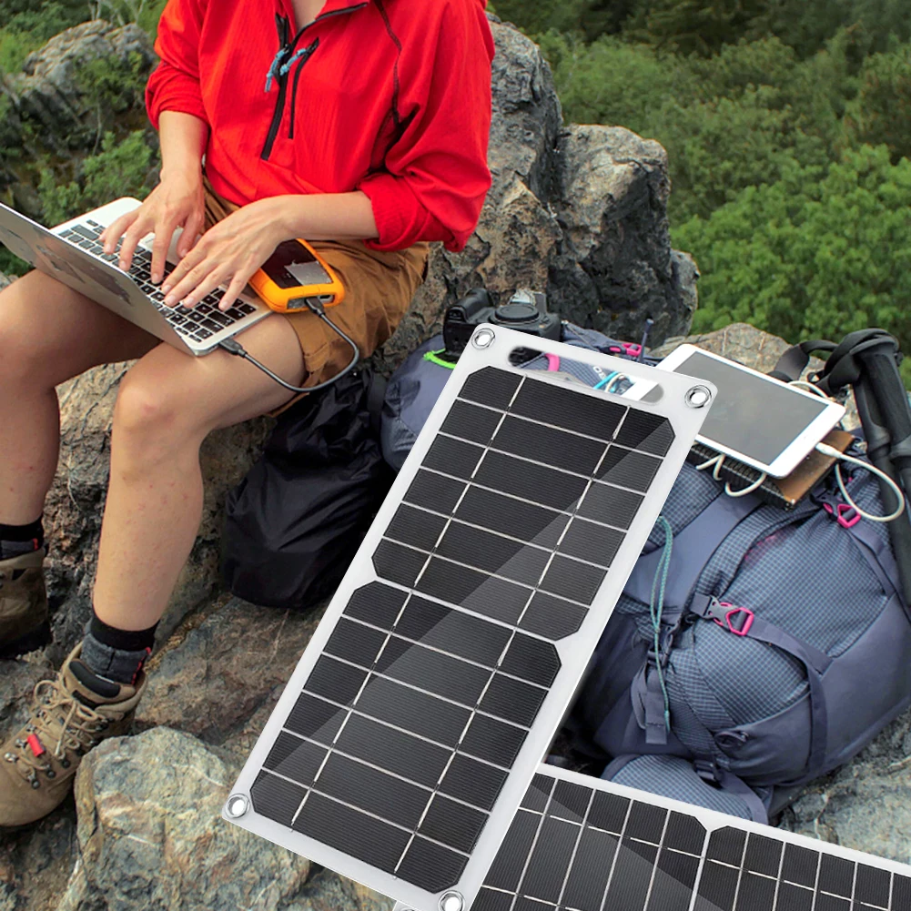 

3W 6W 15W 5V USB Solar Panel Outdoor Camping Portable Cells Power Bank Battery Solar Charger for Mobile Phone Street Lamp