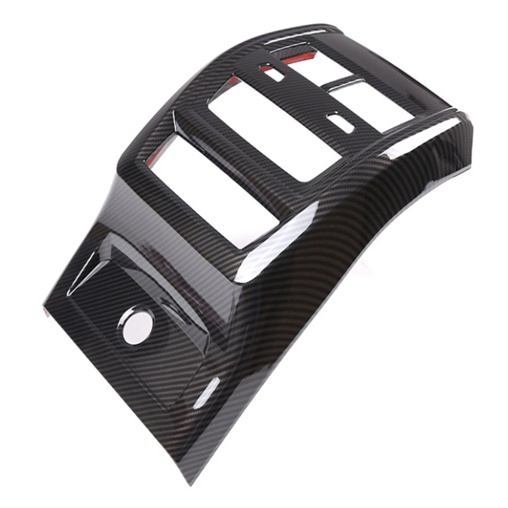 

Накладка на вентиляционное отверстие автомобильного заднего сиденья для-BMW X5 X6 X7 2019-2022, декоративные аксессуары, углеродное волокно