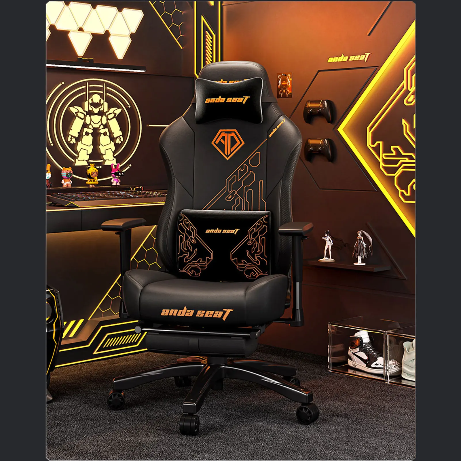

wholesale scorpion razer best gaming chair ergonomic zero gravity throne of war God gaming chair with footrest and massage