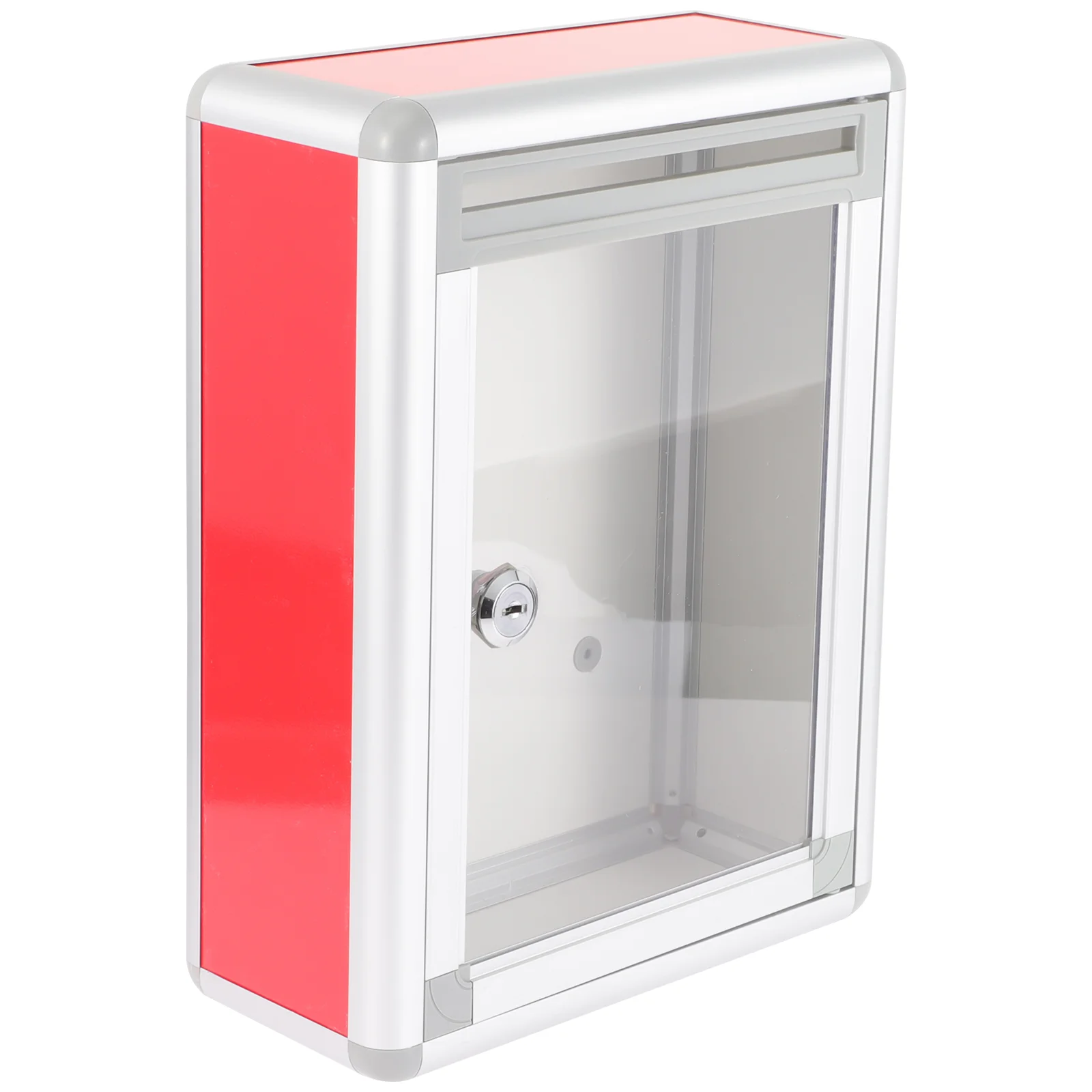 

Suggestion Box Complaint Box Wall Mount Mailboxes Ballot Box Container Hanging Ticket Box Aluminum Alloy Raffle Box Office