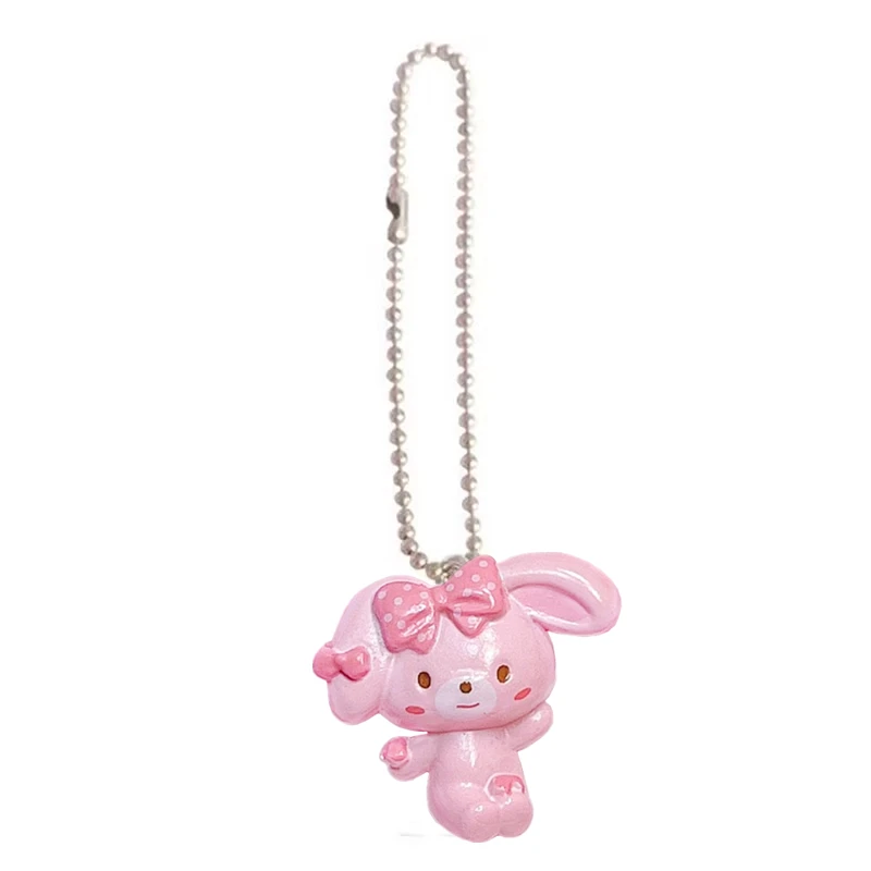 Брелок из ПВХ Bonbonribbon мини-мяч брелок-талисман розовый кролик кавайные милые