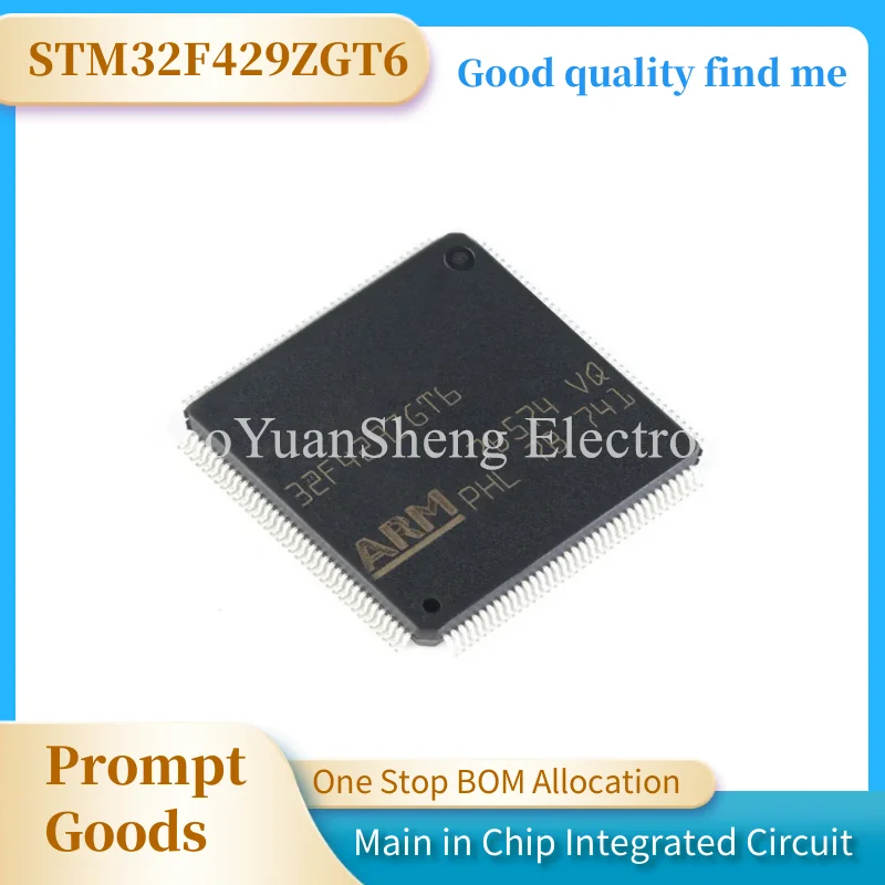 

STM32F429ZGT6 LQFP-144 ARM Cortex-M4 32-bit Microcontroller MCU STM New Original In Stock STM32F429