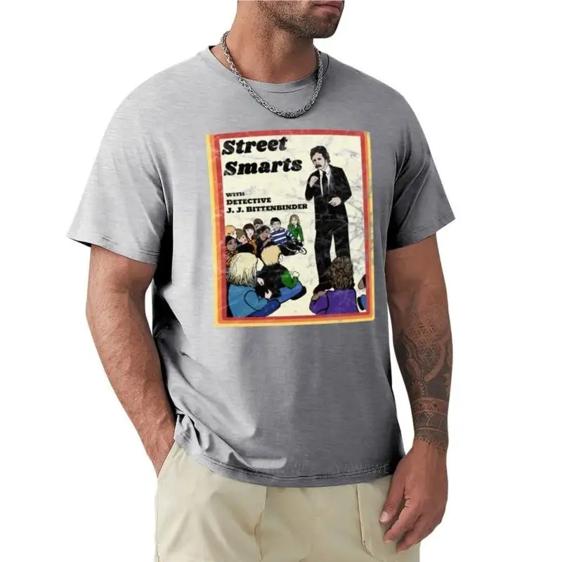 Футболка Street Smarts - с детективом Дж. Bittenbinder (состаренная) летние топы рубашки