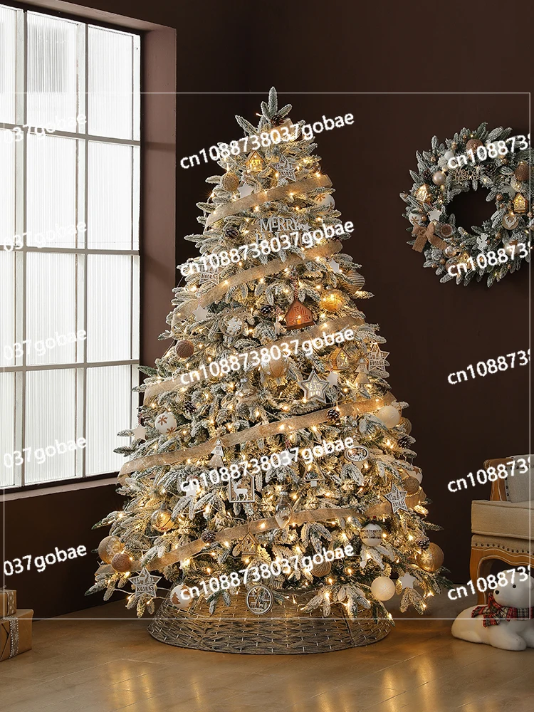 Роскошная большая рождественская елка Gangheng для дома 1 5/1 метра скандинавские