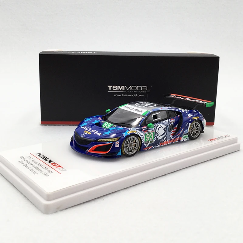 

TSM 1:43 модель автомобиля Acura NSX GT3 #93 Статус свободы 2017 IMSA Чемпион коллекция гоночных автомобилей из смолы