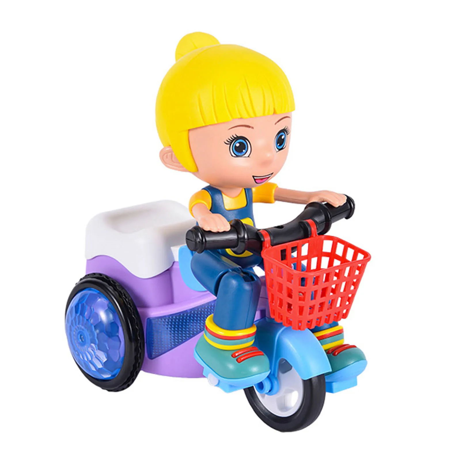

Children's Stunt Tricycle Robot Toys For Kids Boys And Girls Modeling Three-Wheeled Motorcycle With Music & Light 360 Rotation