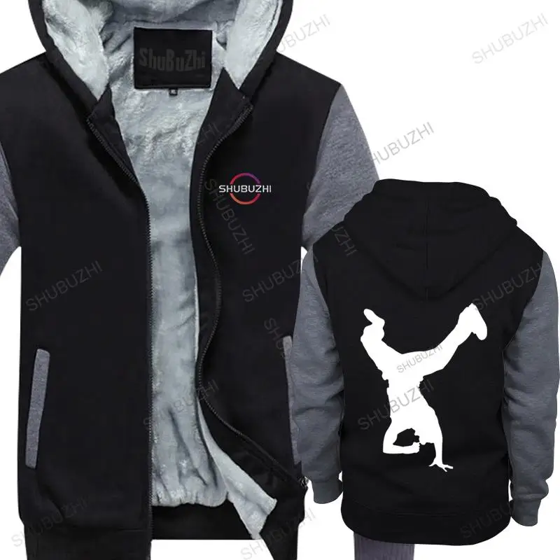 

men's jacket winter coat Matsuhara Taeyeon thick hoodie brand men warm hoodies round collar Breakdance Hip Hop The hooded zipper