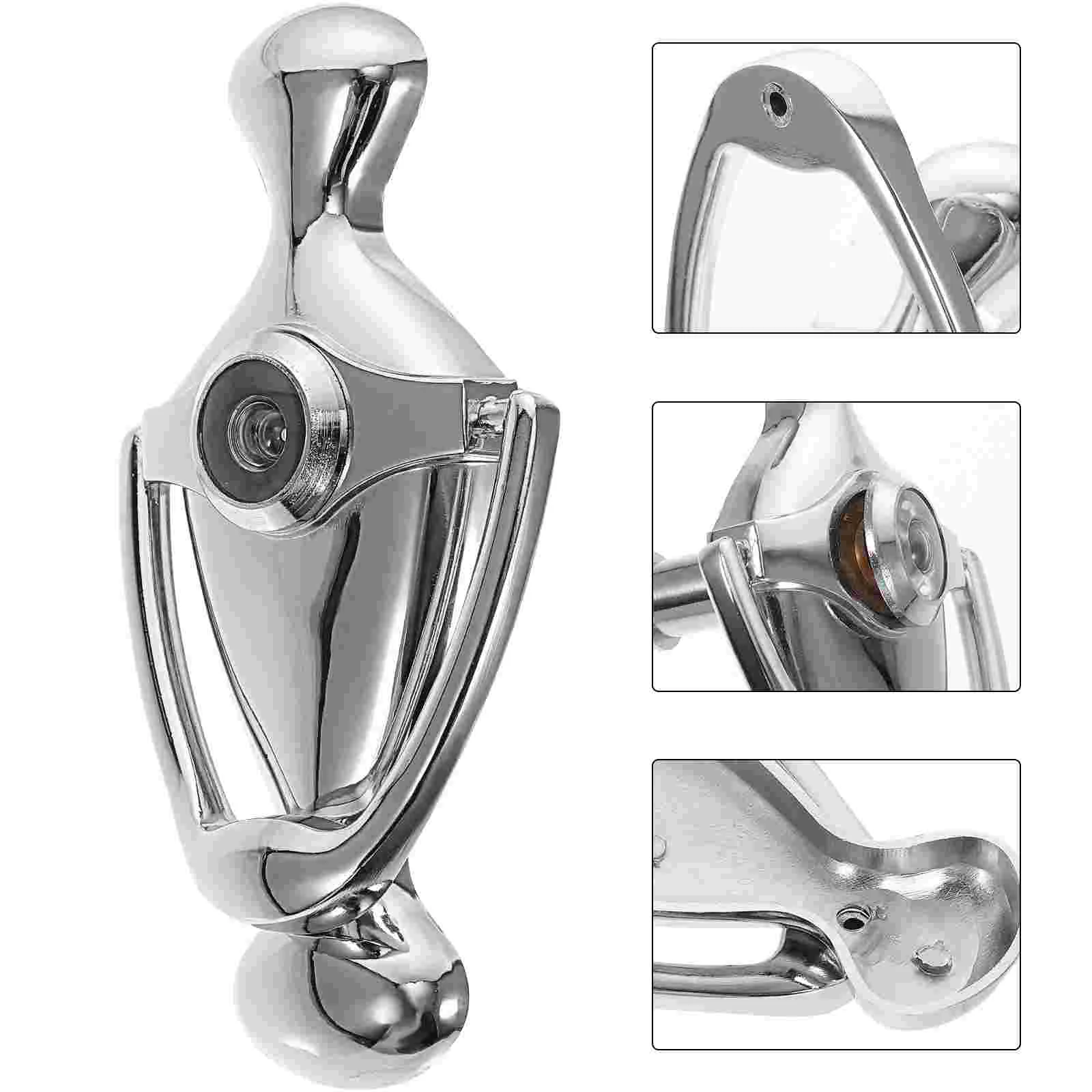 

Door Knocker Viewer Peephole Knockers Eyehome Alloy Front Zinc Supply Knock Brassuniquepeepholes Silver Modern
