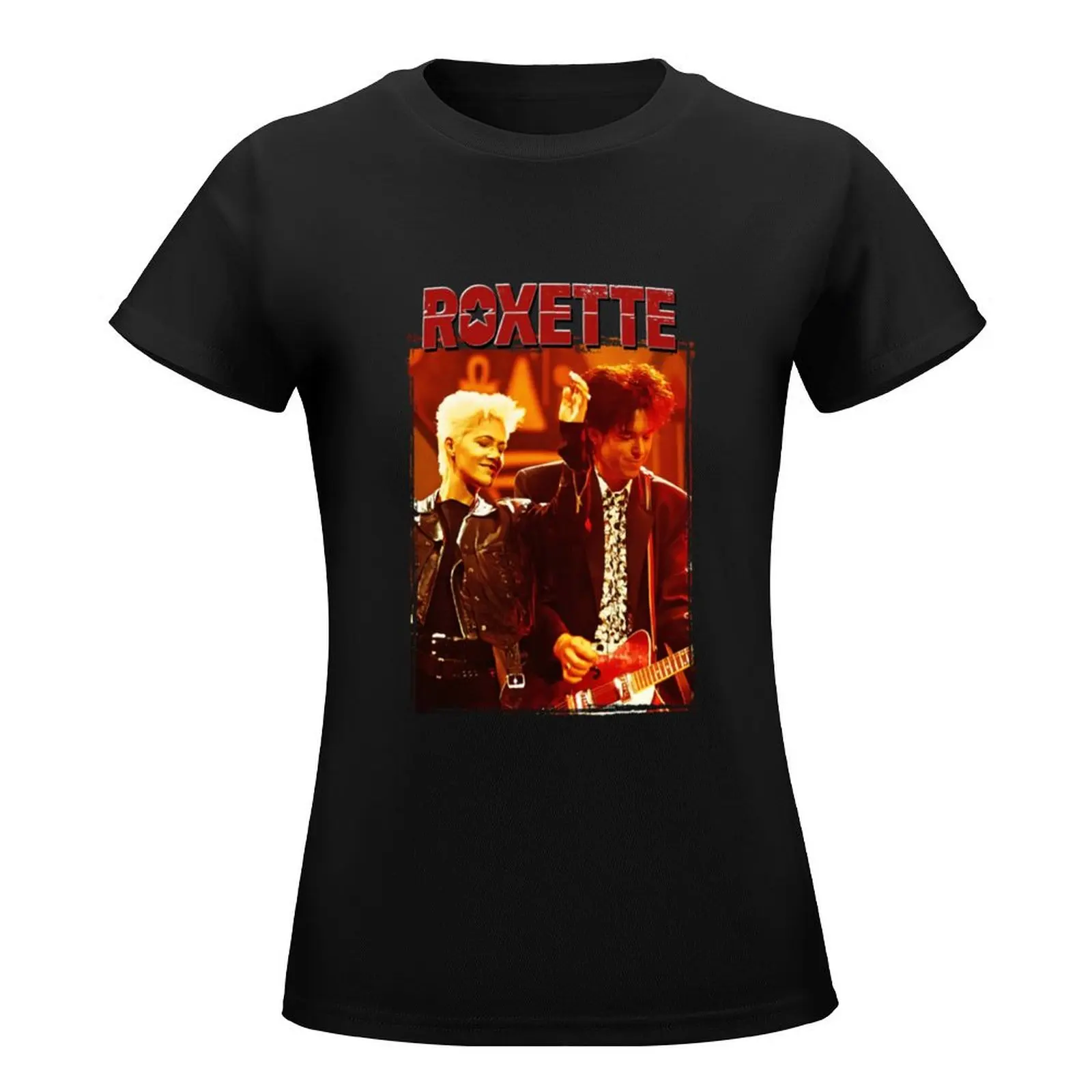 Футболка Roxette летняя одежда аниме Женская оверсайз