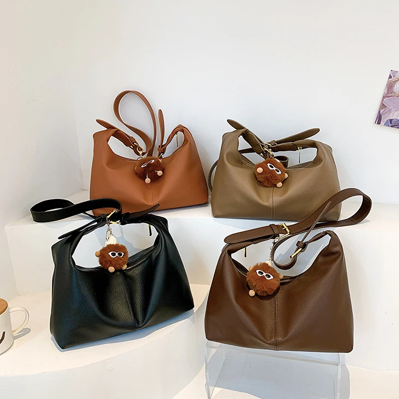 High Quality Crossbody Bags for Women Soft Leather Shoulder Bag Female Messenger Bag Bolsa Feminina Vintage Handbag New Hobos