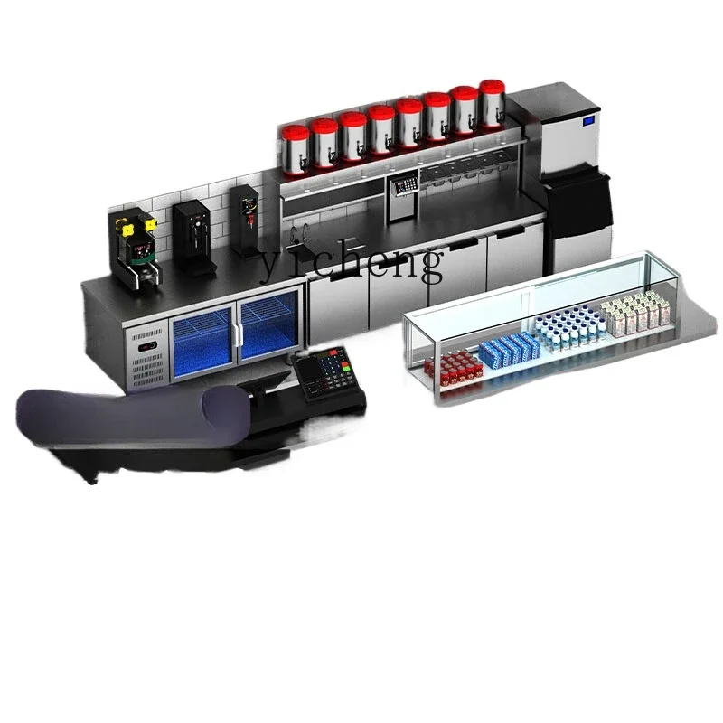 XMH оборудование для магазина чая с молоком полный набор барная стойка воды