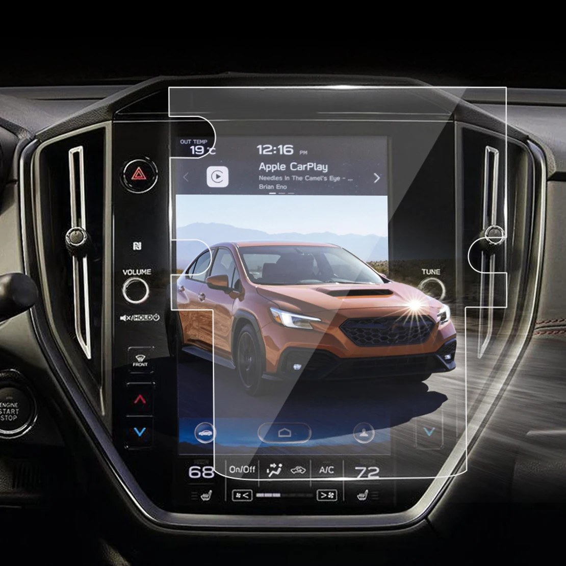 2 шт. защитные пленки для автомобильного сенсорного экрана Subaru WRX 2022-2023