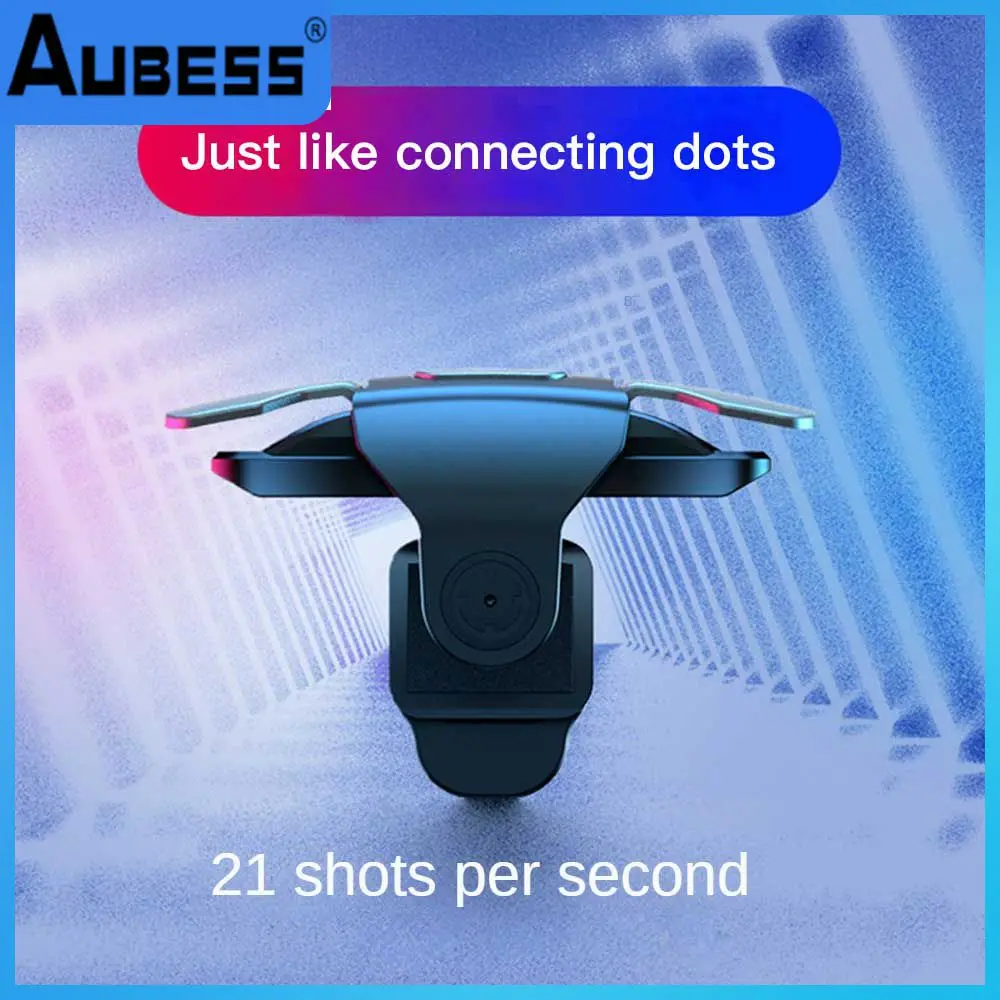 

Abs Mobile Game Controller Sensitive Lightweight Fire Aim Button Non-slip Mechanical For Mobile Games White Game Triggers