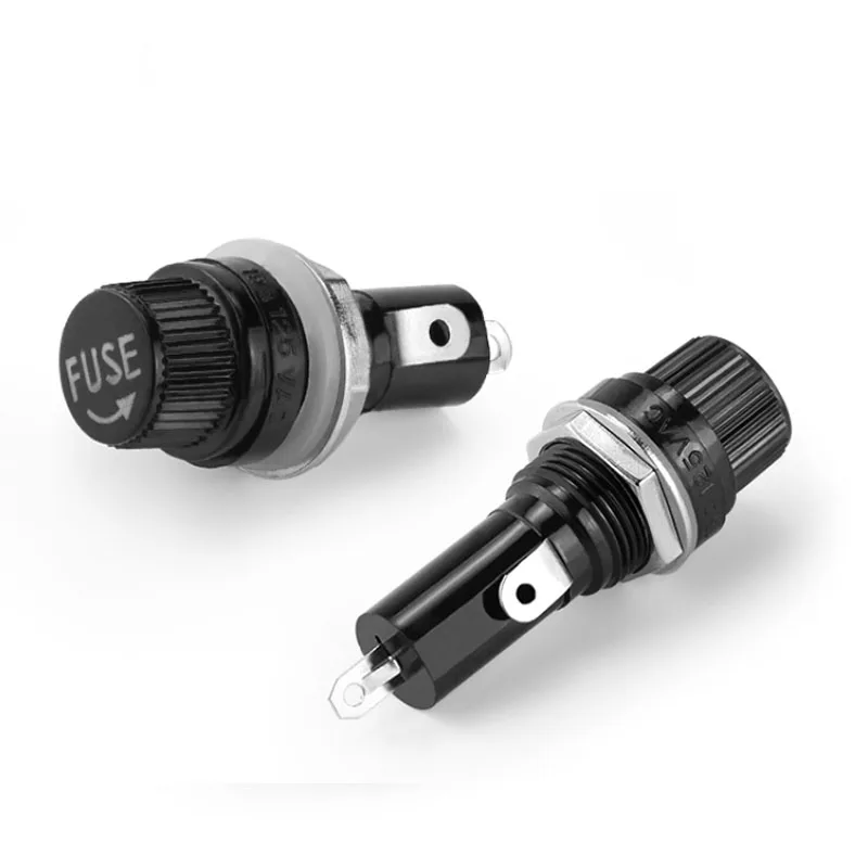 

Держатель предохранителя со стеклянной трубкой, 250 В, 10 А, 2 шт./5 шт.