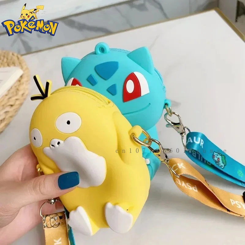 Покемон аниме Пикачу Сквиртл модная сумка принцесса маленький силиконовый