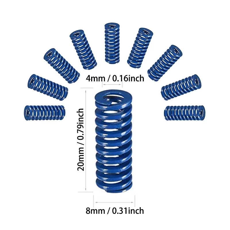 4 шт. 8*20 мм 8*25 8 внешний диаметр 20 * 25 наружный Пружина пресс - формы с малым