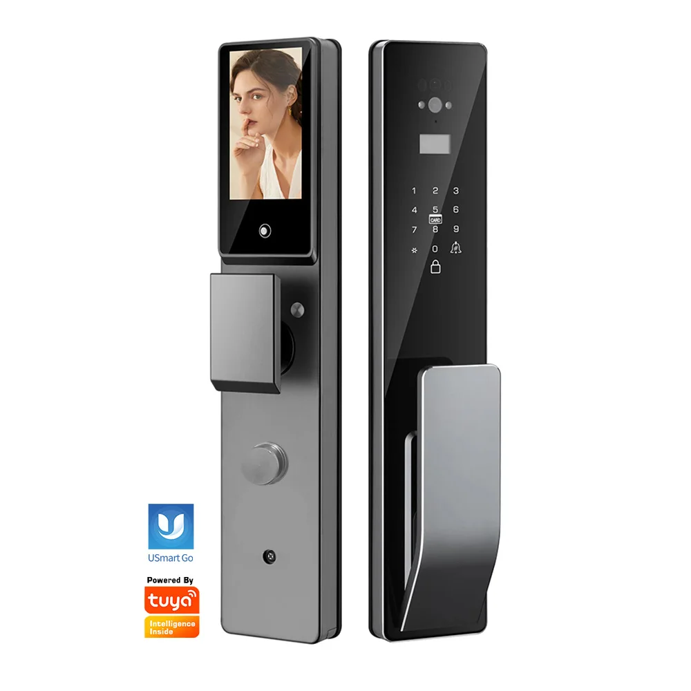 Fechadura digital 3D Face Блокировка распознаванием умная дверь по заводской цене со