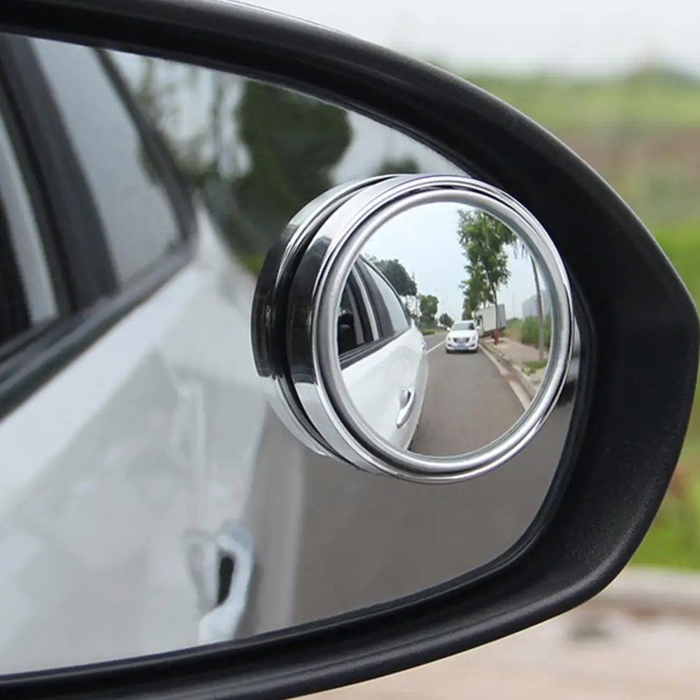 

Rearview Convex Mirror 2Pcs High-quality Easy Installation Mini Auto Rearview Mirror Blind Spot Mirror Car Accessories