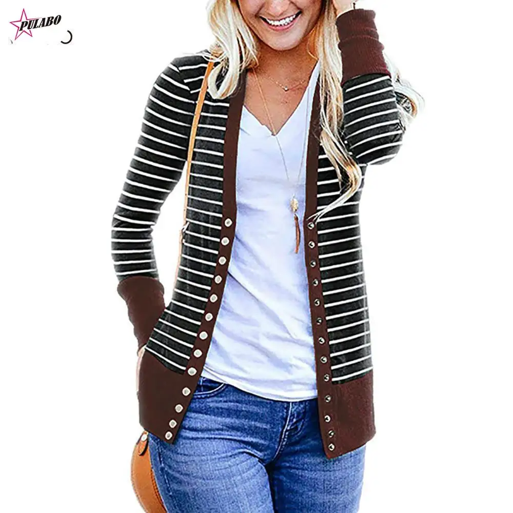 

Striped Design College Wind Loose Causal Solid Corduroy Long Sleeve Female Jackets Bomber Jacket Women Spring Autumn