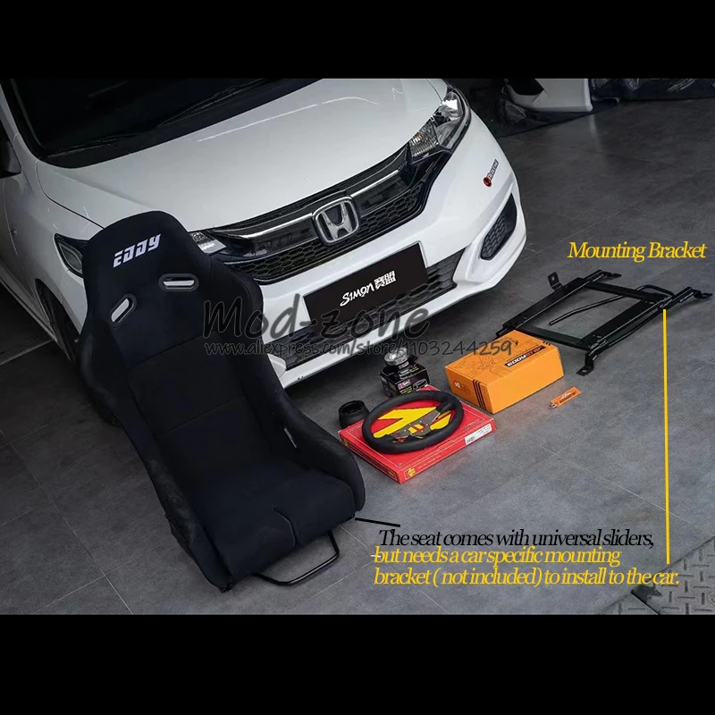 EDDY держит монстр максимальный вес фиксированное ведро гоночное сиденье