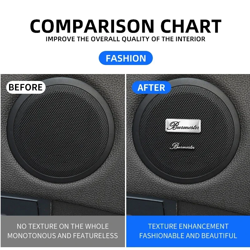 10 Упаковок Автоматический Алюминиевый 3D Металлический Вал Buralau Hi-Fi Динамик Аудио