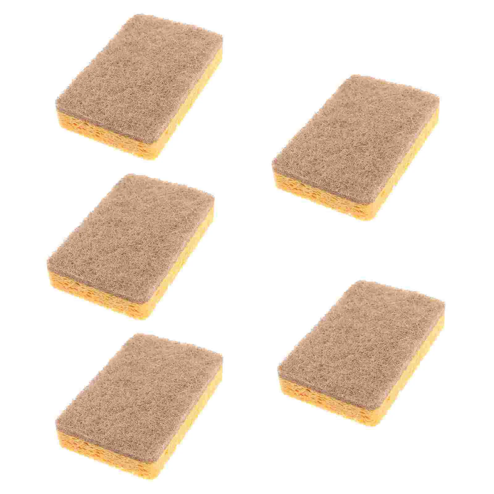 

Dishes Scrub Sponges Double Layer Kitchen Scouring Pads Non Scratch Cleaning Scrubber Sponge Sink Washing Brush Cloths Car Bowl