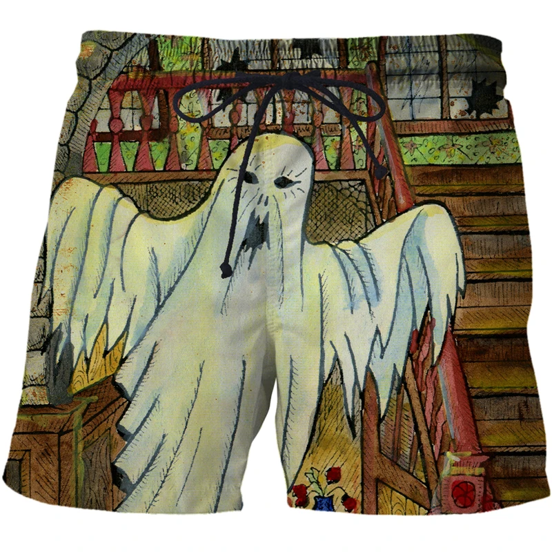 Men's Swim Shorts Custom Summer 3D Tarot art pattern Printing Quick Dry Beach Shorts Male Leisure Swimwears Clothing Mens clothe