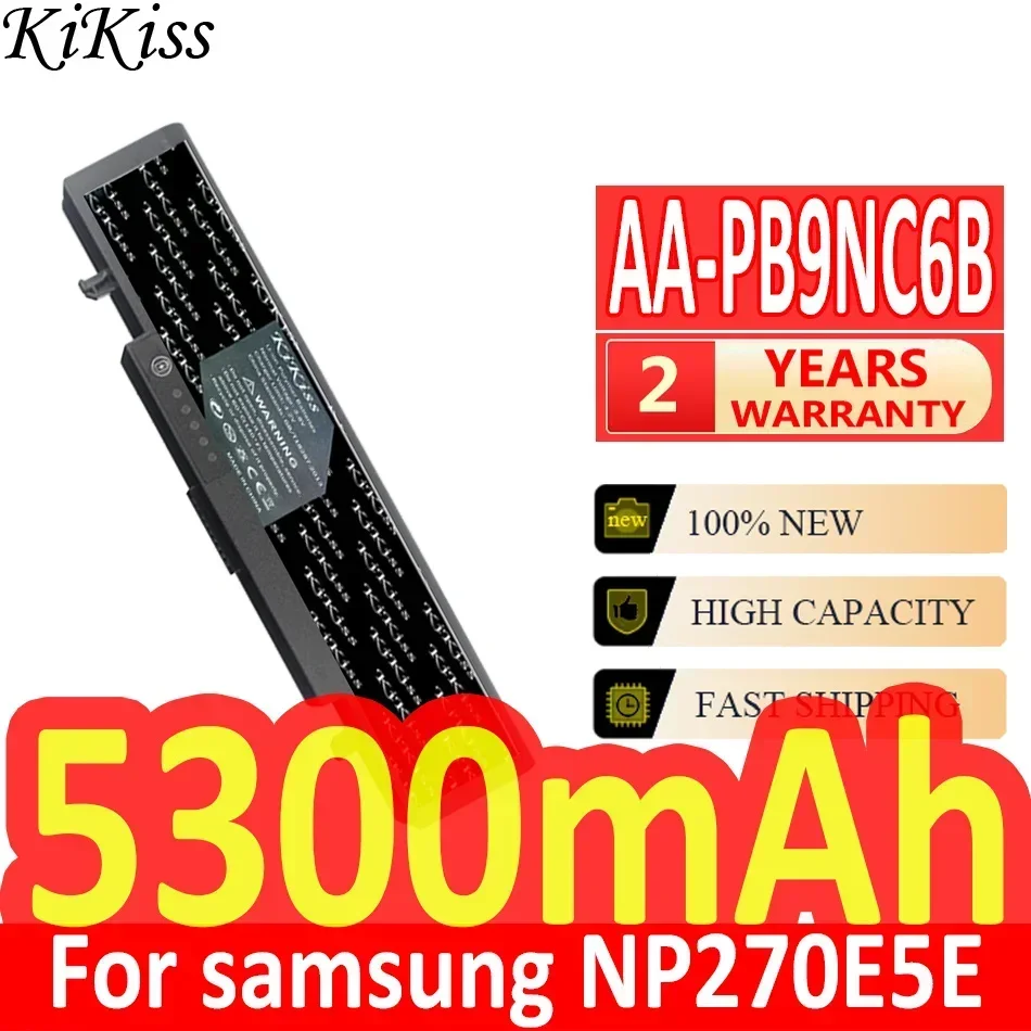 Мощная батарея 5300 мАч KiKiss фотосессия для samsung NP270E5E 270E 270E5V 275E 5V Фотоэлементы