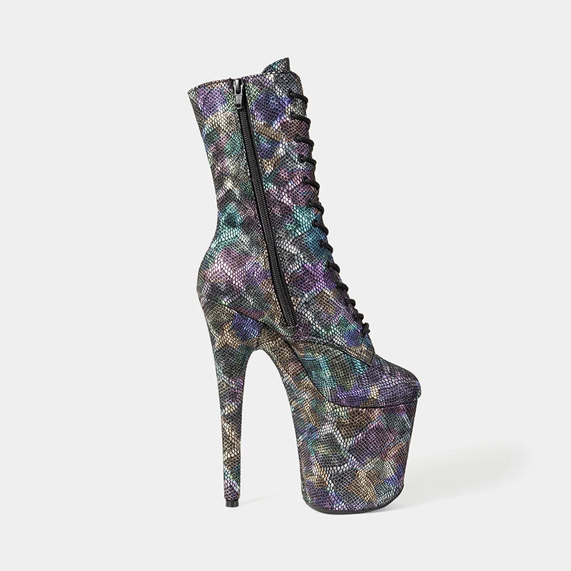 LAIJIANJINXIA/Новинка 20 см/8 дюймов пикантные экзотические женские ботинки из