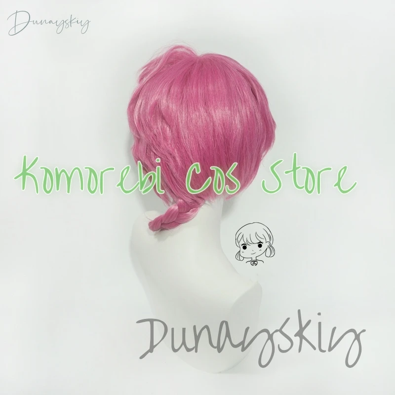 Новый аниме Ранма 1/2 Косплей Парик Черно-красные короткие волосы Хэллоуин