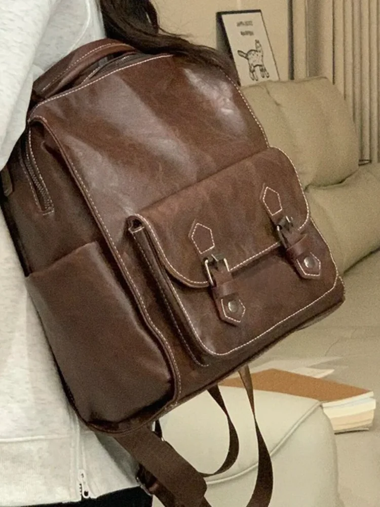 Винтажный Женский Модный Рюкзак В Корейском Стиле Повседневная Сумка На Плечо