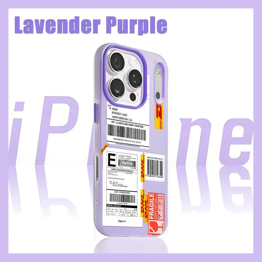 Чехол D-Dhl Express Label для iPhone 17 Air, 16, 15, 14, 13, 12, 11 Pro Max Plus, черный, 2-в-1, гелевый чехол (art.: 3920d83176929) - 3920d83176929