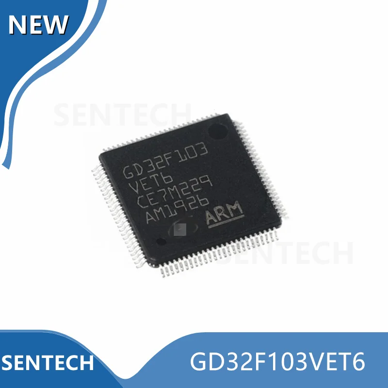 

1 шт./лот Новый GD32F103VET6 SMD LQFP100 микроконтроллер Org оригинальный чип IC