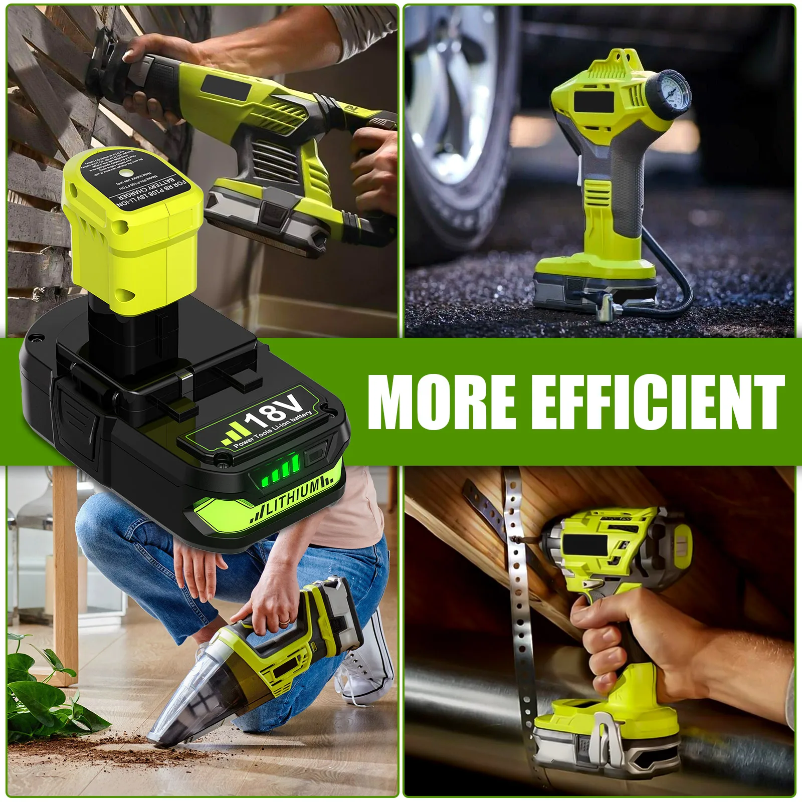 Литий-ионный аккумулятор для Ryobi 12 В 18