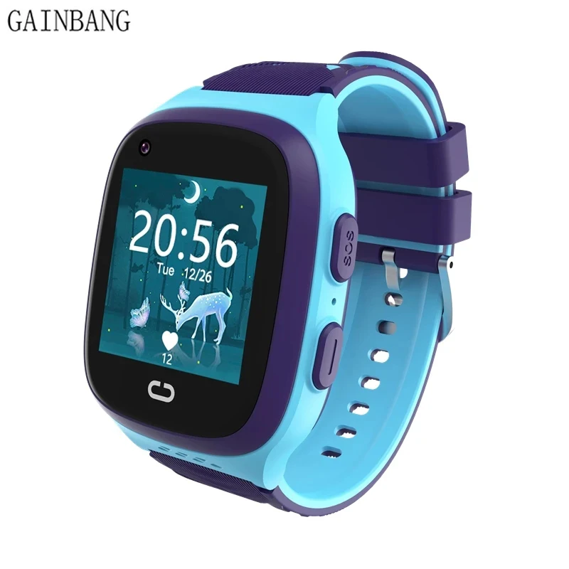 

GAINBANG 4G Kids Smart Watch HD Video Call Touch Screen WIFI GPS Tracker Baby SIM Card Phone Bracelet SOS Children's Smartwatch