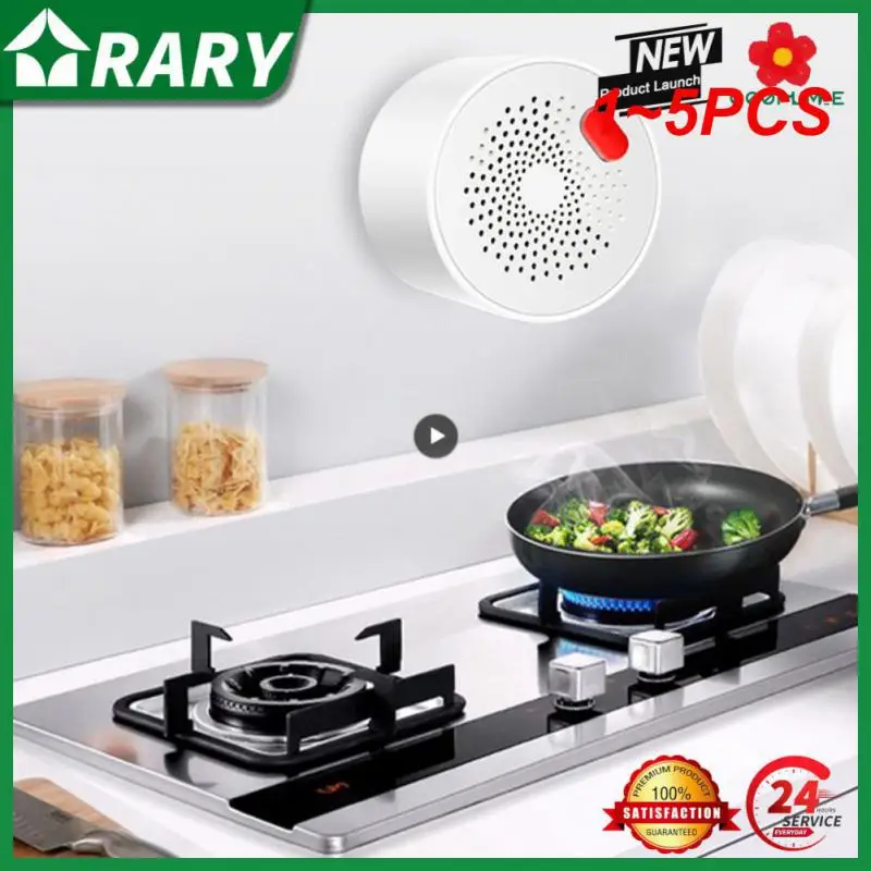 

1~5PCS tuya Wifi/Zigbee Natural Gas Sensor Combustible Household Smart LPG Gas Alarm Detector Leakage Sensor fire Safety smart