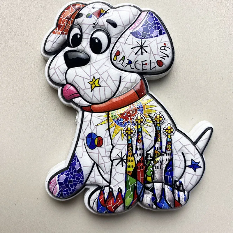 Барселона 3D магниты на холодильник Туристические сувениры Магниты украшения