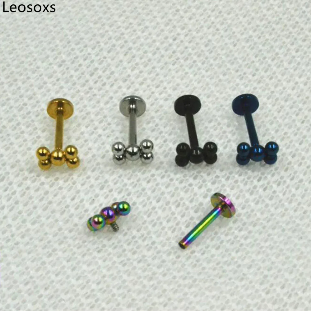 

Leosoxs 1 Pcs Small Bow Lip Studs Ear Studs Ear Bone Studs Cochlear Studs Stainless Steel Lip Studs Tattoo Piercing Jewelry