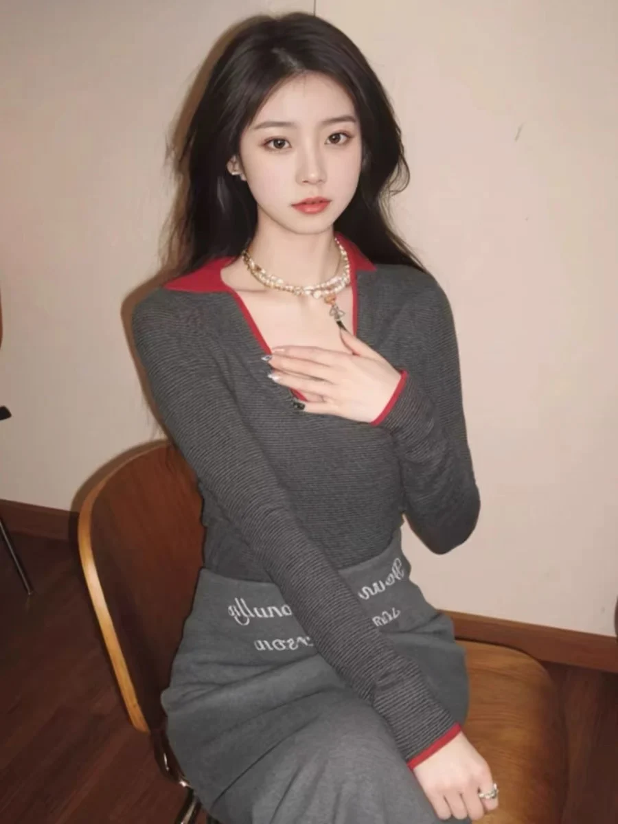 Hero Lvetong оригинальная осенне-зимняя рубашка с длинными рукавами облегающая