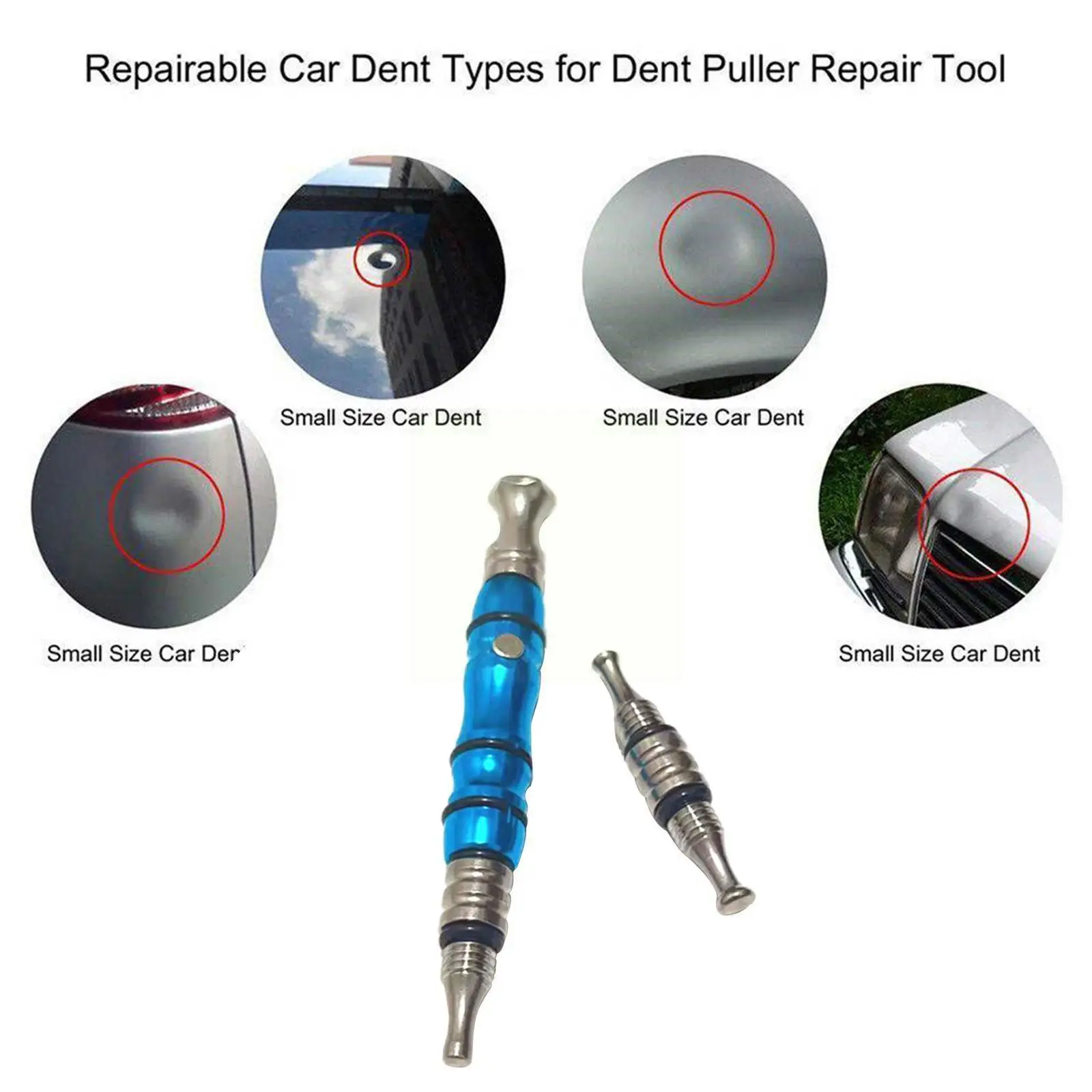 

Car Dent Repair Leveling Pen Paintless Dent Repair Titanium Tapper Tools Tap Tool Tool Repair Tools Dent Down Kit Car Alloy D4G3