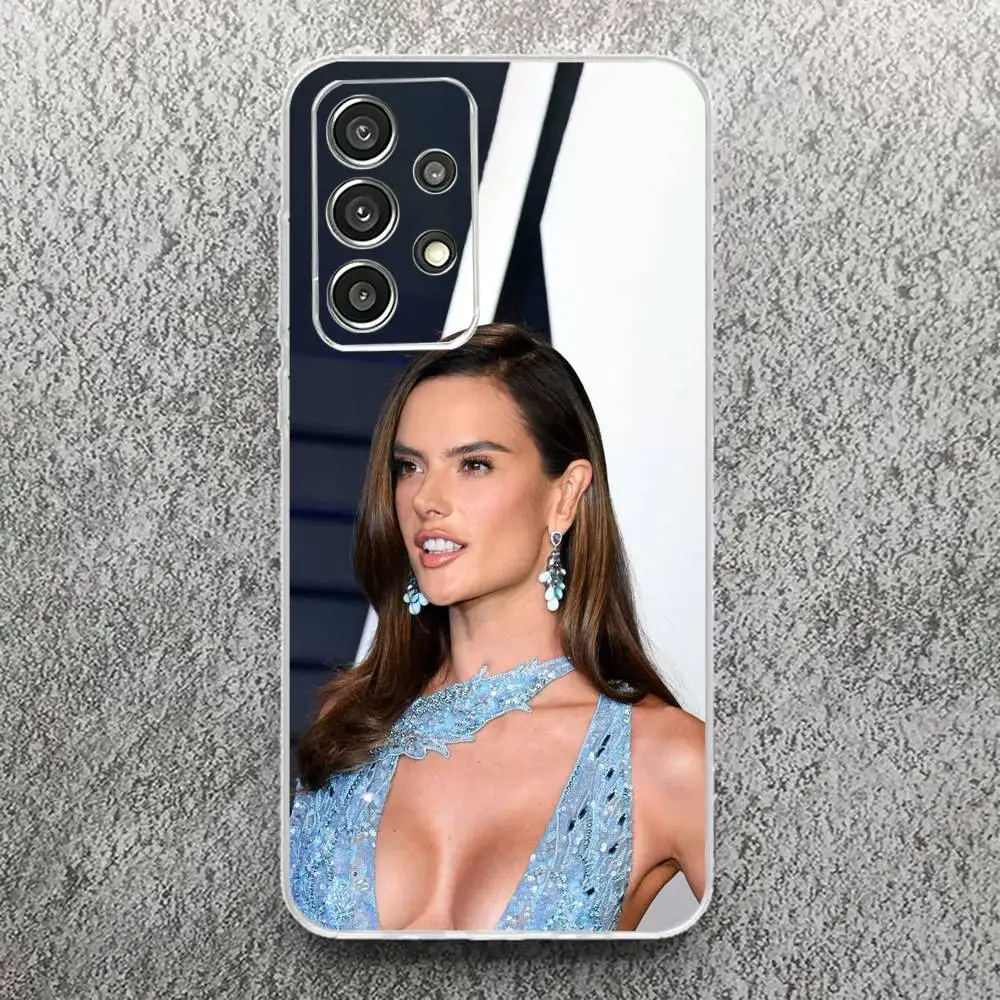 Фото Чехол для телефона Supermode AA A-Alessandra Ambrosio, мягкий прозрачный чехол из ТПУ для Samsung S25, S24, S21, S22, S23, S30, Ultra, S20, Plus №3