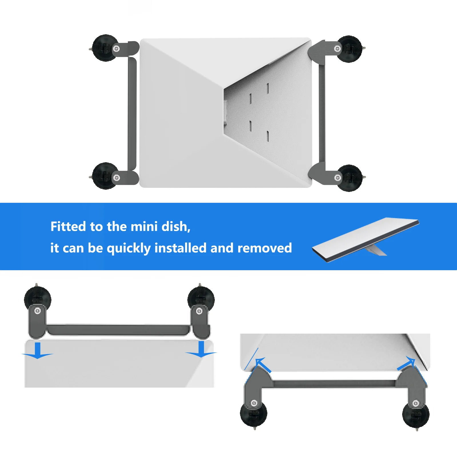 Крепление на присоске для мини-люкника Starlink