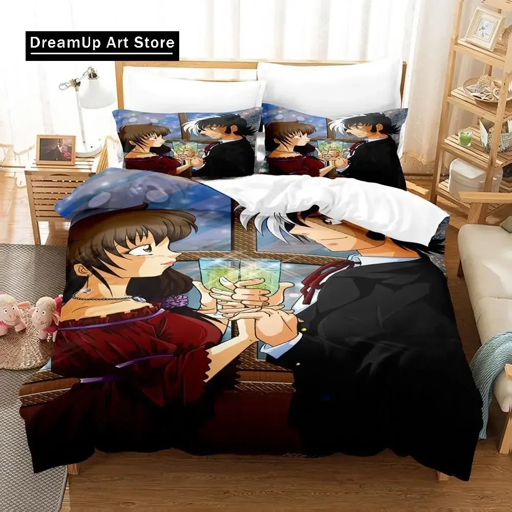 Фото Новый комплект постельного белья Anime Young Black Jack Single Twin Full Queen King Size, комплект постельного белья для взрослых и детей, комплекты пододеяльников для спальни, домашний текстиль №3