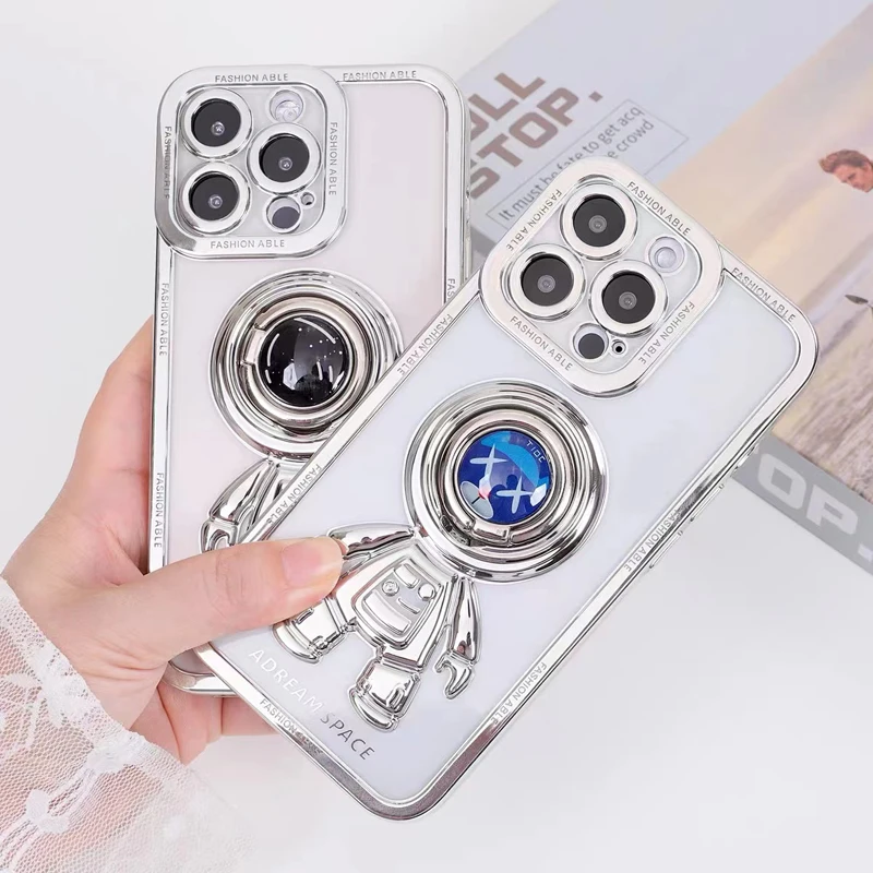 

Luxury Electroplated Coating Transparent Soft Silicone Phone Case For iPhone 13 12 11Pro Max XsXR 8Plus Shockproof Protect Cover