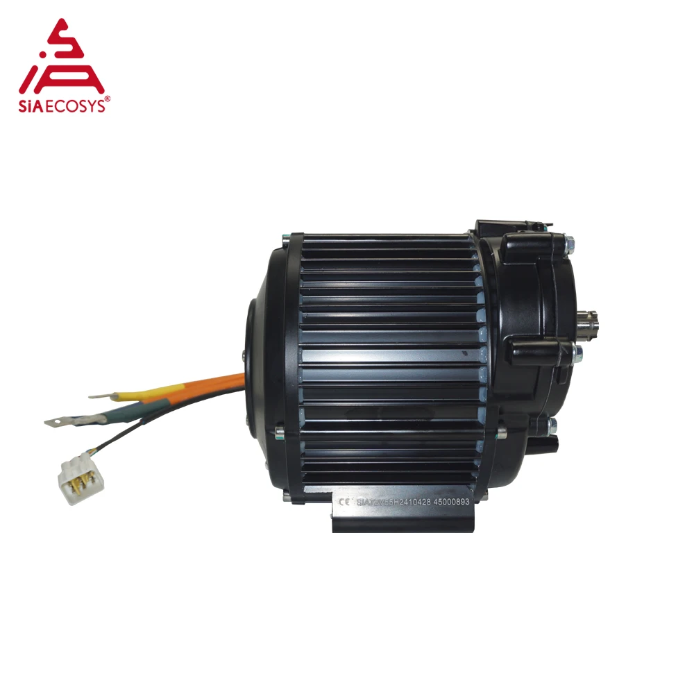 Фото Новый электродвигатель QS MOTOR QS138 2500W 72V 55H PMSM с энкодером и цепной звездочкой 428 15T для электромотоцикла №3