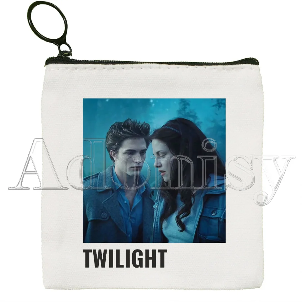 Twilight Cute Mini Coin Purse Canvas Student Wallet Coin Case Zipper Hand Female Key Case