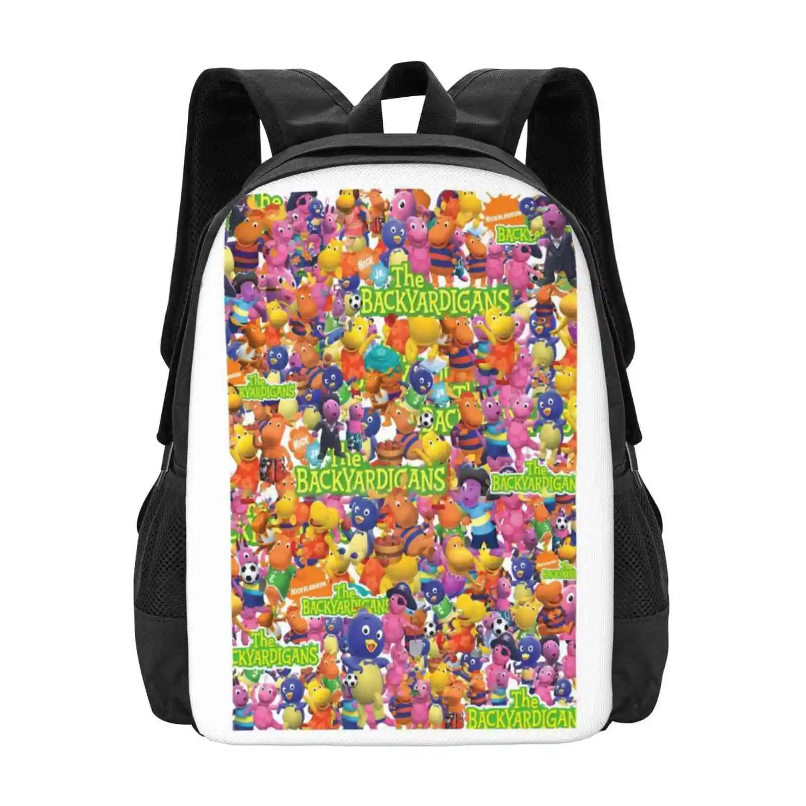 

Детские Персонажи Backyardigans, кастинги Пабло, мультфильмы для детей, Очень забавные, горячая Распродажа, рюкзак, модные сумки