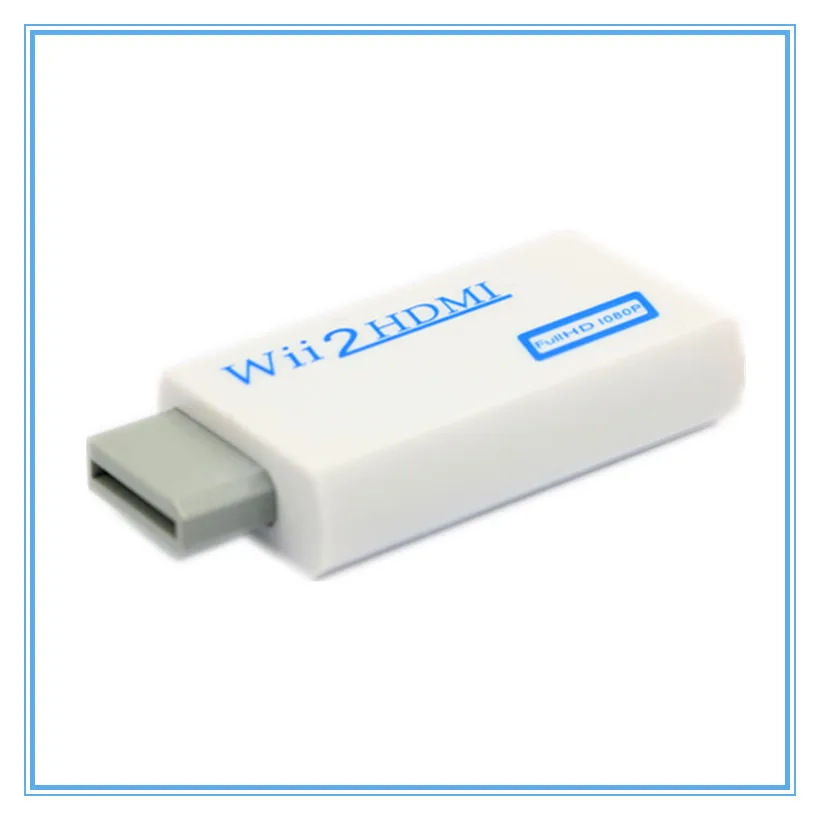 

1080P HD Wii to HDMI Converter WII To HDMI-compatible Adapter For PC HDTV Monitor Connector 3.5mm Video Audio Wii2HDMI Connector